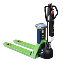 TPW "E-FORCE" Pallet Truck Scale with Dini Argeo Electric Traction Tiller